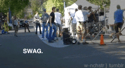 w-nchstr:  Jared and Jensen play football on set and act just… adorable.  I can’t even express my feelings with this video Jared catches the ball and does a little victory fist pumping. Jensen laughs. also, bowlegs. Jared throws the ball to Jensen