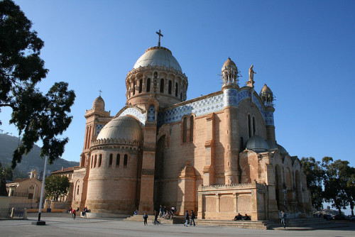 photo by olivier.levigne on Flickr.Basilique Notre-Dame d'Afrique, Algiers - Algeria. The basilica w