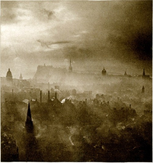 ‘Auld Reekie’ (Edinburgh) - Frontispiece from 'In Search of Scotland’, published i