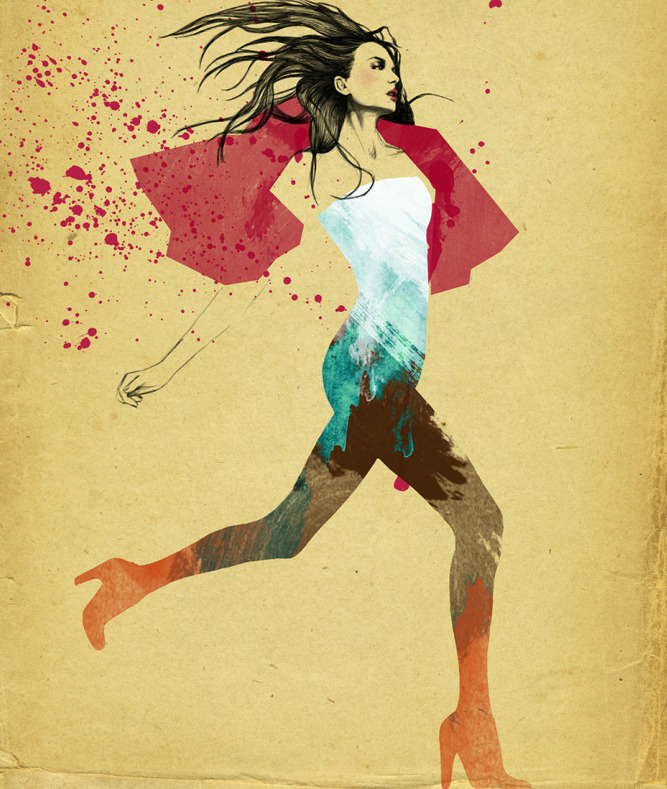 eatsomeart:   fashion illustrations by the barcelona based artist Sandra Suy  