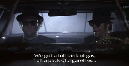 inkdnpierced:  This movie is the best! They need to have a sign 106 miles from Chicago