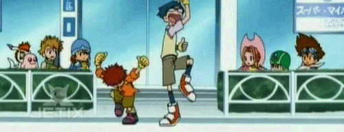 Dançando com os amigos: