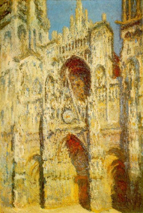artmagnifique: CLAUDE MONET. Rouen Cathedral (series), 1894, oil on canvas. Impressionism.