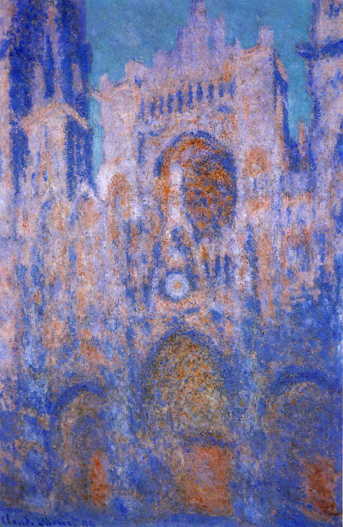 artmagnifique: CLAUDE MONET. Rouen Cathedral (series), 1894, oil on canvas. Impressionism.