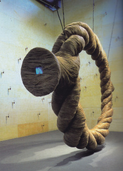 Artlyinc:  Ann Hamilton’s Rope Installation 