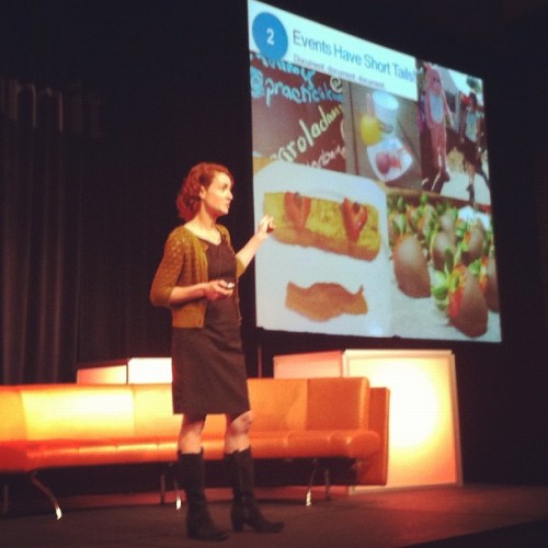 The awesome @commsninja / @practicalcook rockin event strategy talk at #isum11 today (Taken with Instagram at Internet Summit 2011)