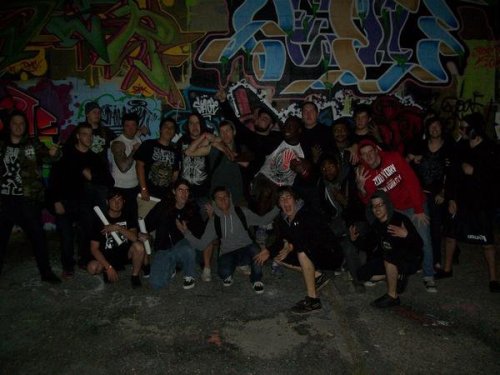 Man I miss the old days at The High Ground. This is me with Oceano, Catalepsy, and Mutilate the Willing.