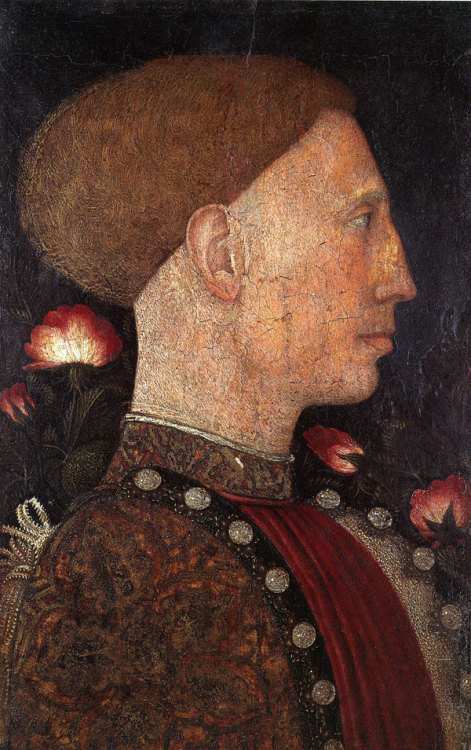 tonguedepressors:‘Renaissance Faces. Masterpieces of Italian Portraiture’- Pisanello, Portrait of Le