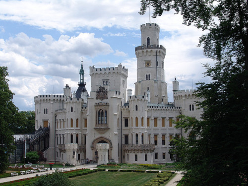 photo by Swissrock on Flickr.Hluboka Castle - South Bohemia, Czech Republic. In 1940, the castle was