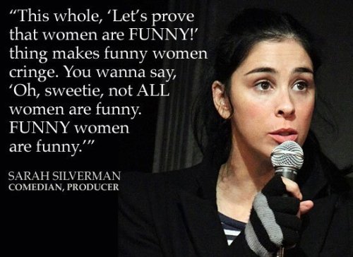 yesterdaysmeme:huffpostcomedy:We asked a bunch of our favorite lady comedians what they think about 