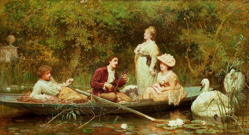 Fair quiet and sweet rest,  Luke Fildes. English (1843-1927)