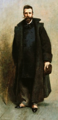 chimaeraman:  stilllifequickheart: James Carroll Beckwith Portrait of William Merritt Chase 1881-82 
