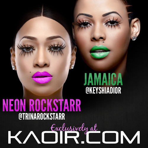 New!! @TRINArockstarr + @KeyshiaDior Pic!! #Neonrockstarr & Jamaica By @KAOIR_Cosmetics