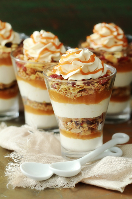 para los dos @AdorableBipolar gastrogirl:  caramel apple trifles. 