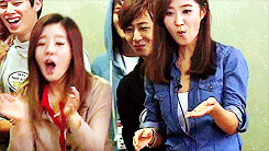 jenny96:  ☆ Sunny’s reaction when a guy ripped his pants ㅋㅋㅋ 