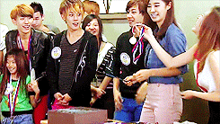jenny96:  ☆ Sunny’s reaction when a guy ripped his pants ㅋㅋㅋ 