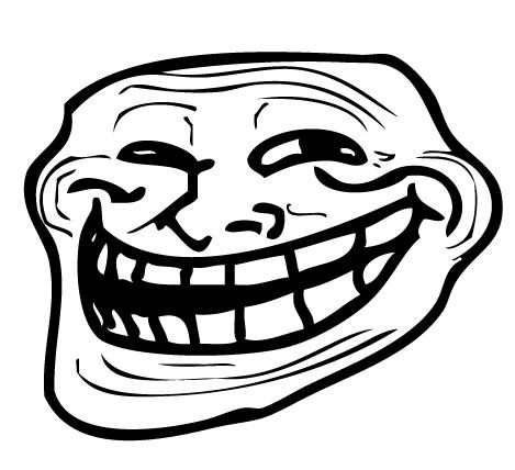 Reblog se você ama o Troll Face.