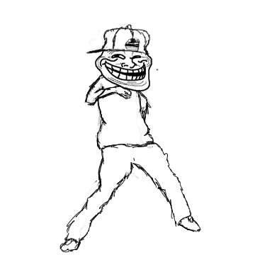 Reblog se você ama o Troll Face.