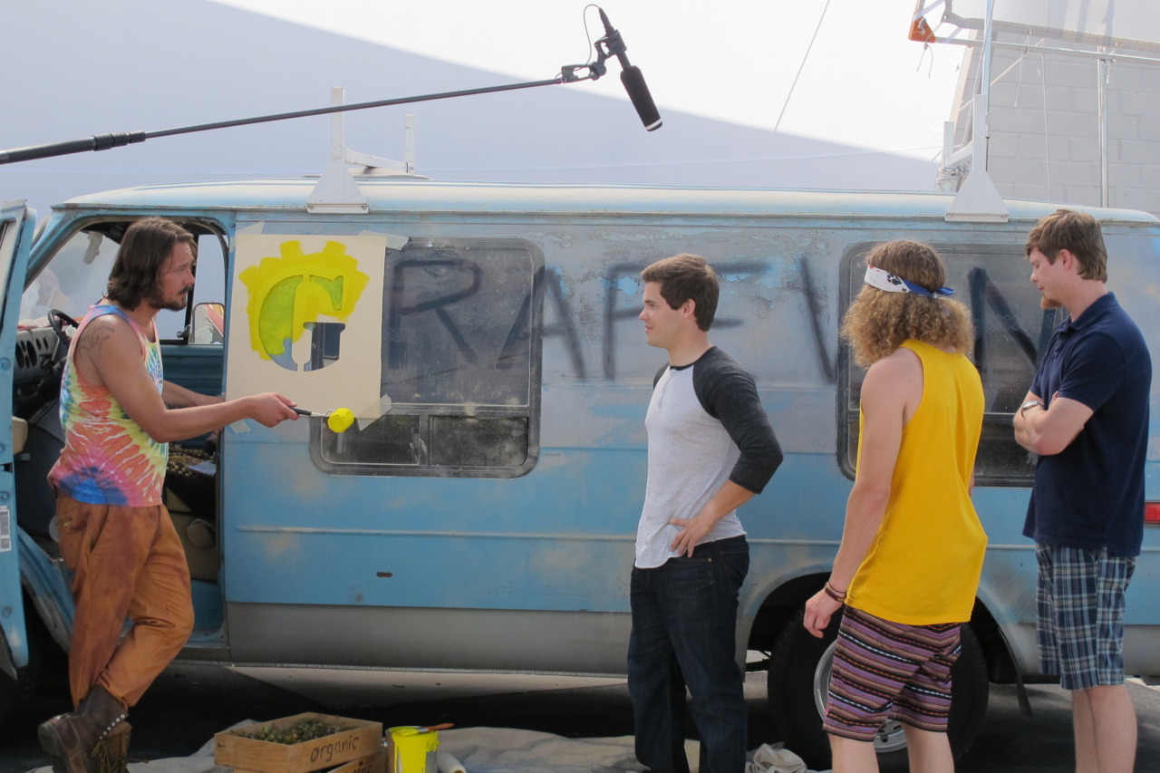 workaholics:  How the “rape van” became the “Grape van”: Well, basically