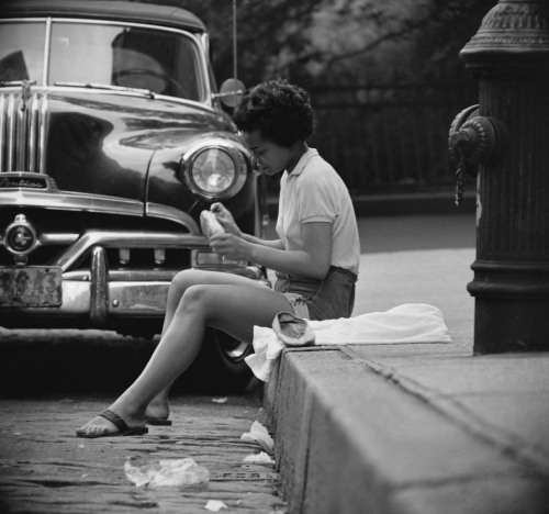 Eartha Kitt shot by Gordon Parks for LIFE, 1952