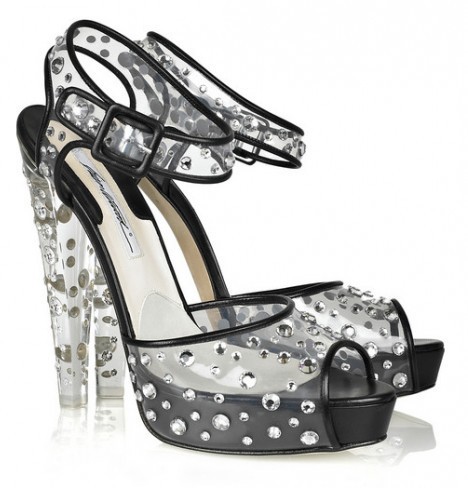 Brian Atwood - Balleto studded peep toes. ♥  Dear Santa, I would very much like