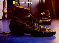 angsturbatecate:  He wears a shoe on his cock, guys.  Oh, my god&hellip;