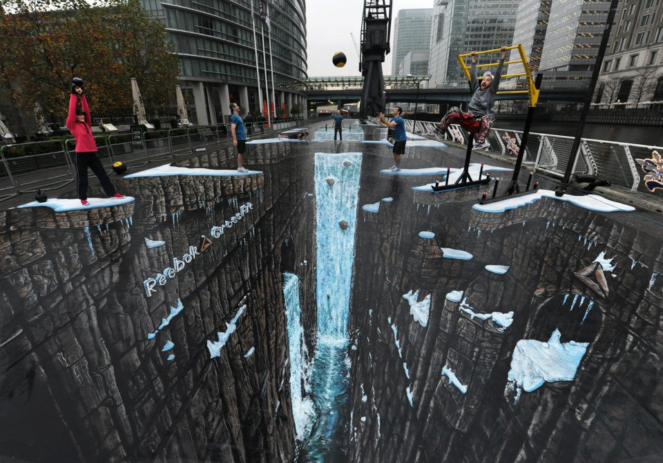 Reebok CrossFit has teamed up with London-based street art duo 3D Joe and Max to complete the world’s largest and longest 3D street artwork ever.