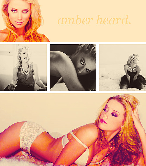   50 PERFECT LADIES ❖ (in no particular order)  ↳ Amber Heard. “My very best