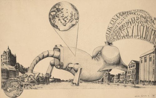 nr 14 etching by Ulf Rahmberg, 1966