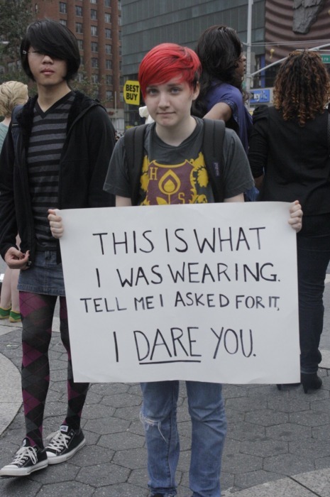 fuckyeahrainbowhair:  fallingfate:rapeculturemakesmeangry:  This is from the slut