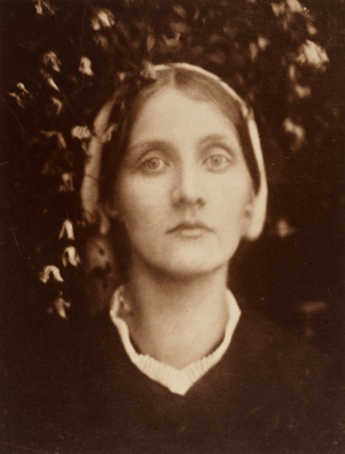 liquidnight:Julia Margaret Cameron A Beautiful Vision (Julia Duckworth) Carbon print, June 1872 [via