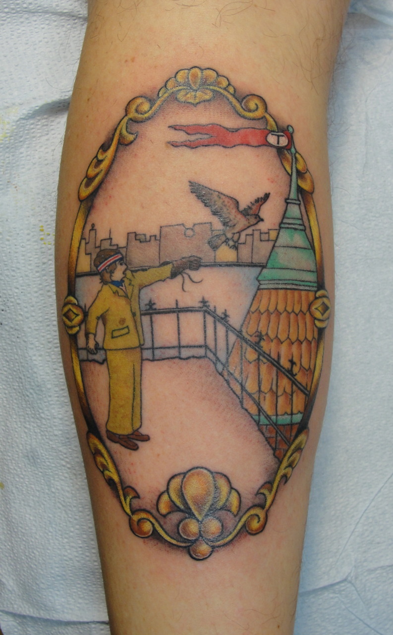 criterioncollection:
“A shockingly accurate Royal Tenenbaums tattoo.
”