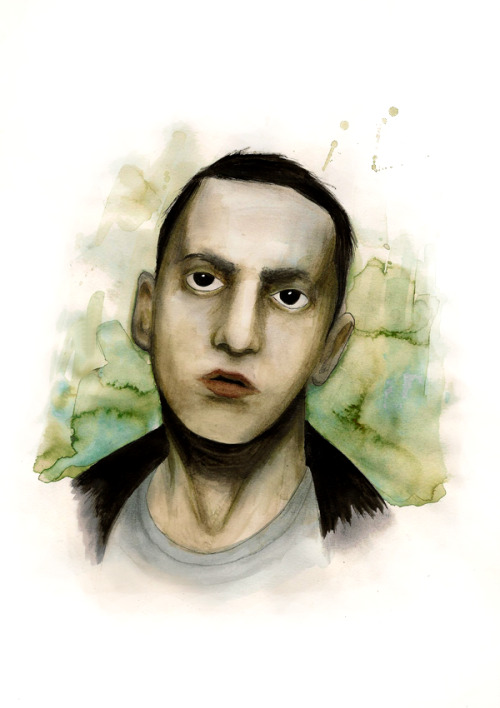 Eminem. Just a speed painting, I know it’s not perfect. I’ve been experimenting with different ways of colouring