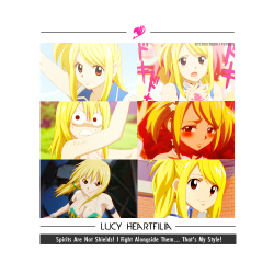  6 Favorite Screencaps:  Fairy Tail » Lucy Heartfilia 