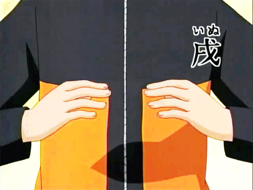sakura-hana:  Boar+Dog+Bird+Monkey+Ram = Kuchiyose no Jutsu. (Summoning Jutsu) :) 