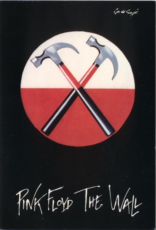 skarosburning:  Pink Floyd’s The Wall postcards with illustrations done by Gerald Scarfe.  