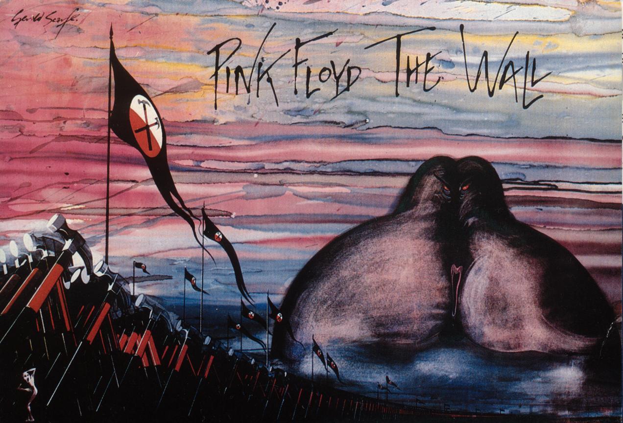 skarosburning:  Pink Floyd’s The Wall postcards with illustrations done by Gerald