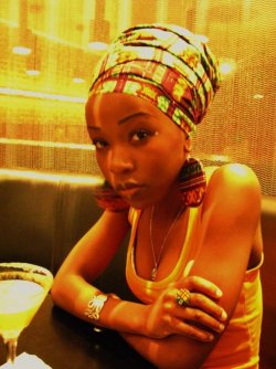 turbanista:  Dope Headwrap and makeup   No