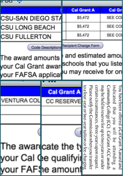 Got a letter from California Student Aid Commission. I woulda gotten ŭ,472  if I went to SDSU etc haha not a lot but yee. Kinda got sad about it haha but they’ll save my grant until I transfer woo. College makes my head hurt.