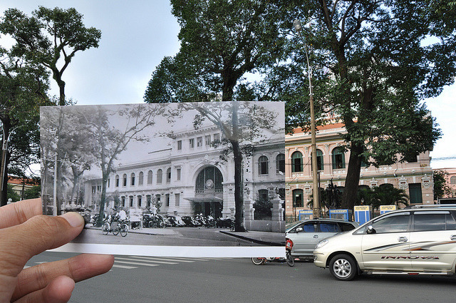 Bưu điện Trung tâm Thành Phố on Flickr.
Via Flickr:
Saigon Central Post Office. The building was constructed when Vietnam was part of French Indochina in the early 20th century. It has a Gothic architectural style. It was designed and constructed by...