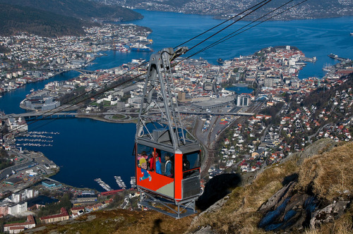 photo by Tom McNikon on Flickr.Bergen - the second largest city in Norway is located in the county o