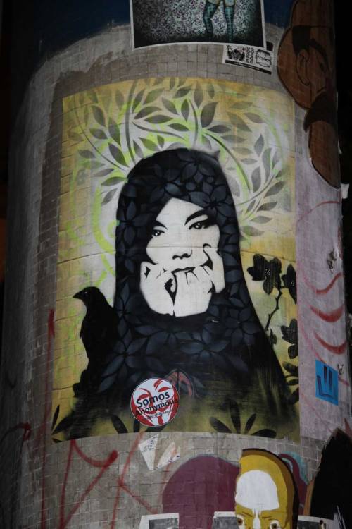 Björk na rua Augusta, São Paulo.