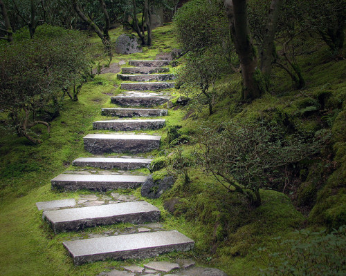 Japanese Garden - Stairs 02 by darthservo on Flickr.