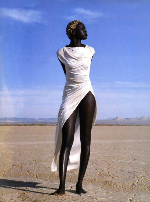 russianrapunzel: Idoles, Alek Wek by Herb Ritts for Vogue Paris April 1999