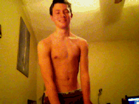 sexualgladiators:  Ugh I need to go to the gym again. See my little candy baby 