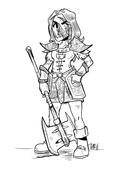 tombllr: AELA THE HUNTRESS Okay, it is now 2 am and I think I’m done drawing Skyrim stuff. &nb