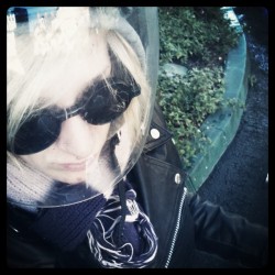 Bundled up for the scoot to Hollywood&hellip; Early shoots are early (Taken with instagram)