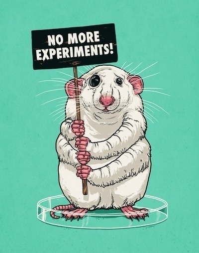 Reblog if you're against animal testing!