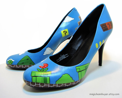 pacalin:   Custom Hand-Painted Super Mario adult photos