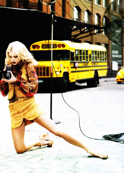 fuckyeahvintagediary: Jessica Stam in Vogue China January 2011 by Ellen Von Unwerth 